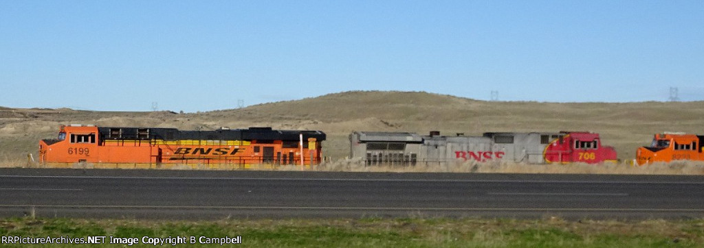 BNSF 6199-BNSF 706